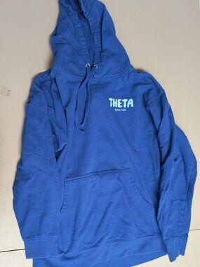 Kappa Alpha Theta Blue Hoodie Size M